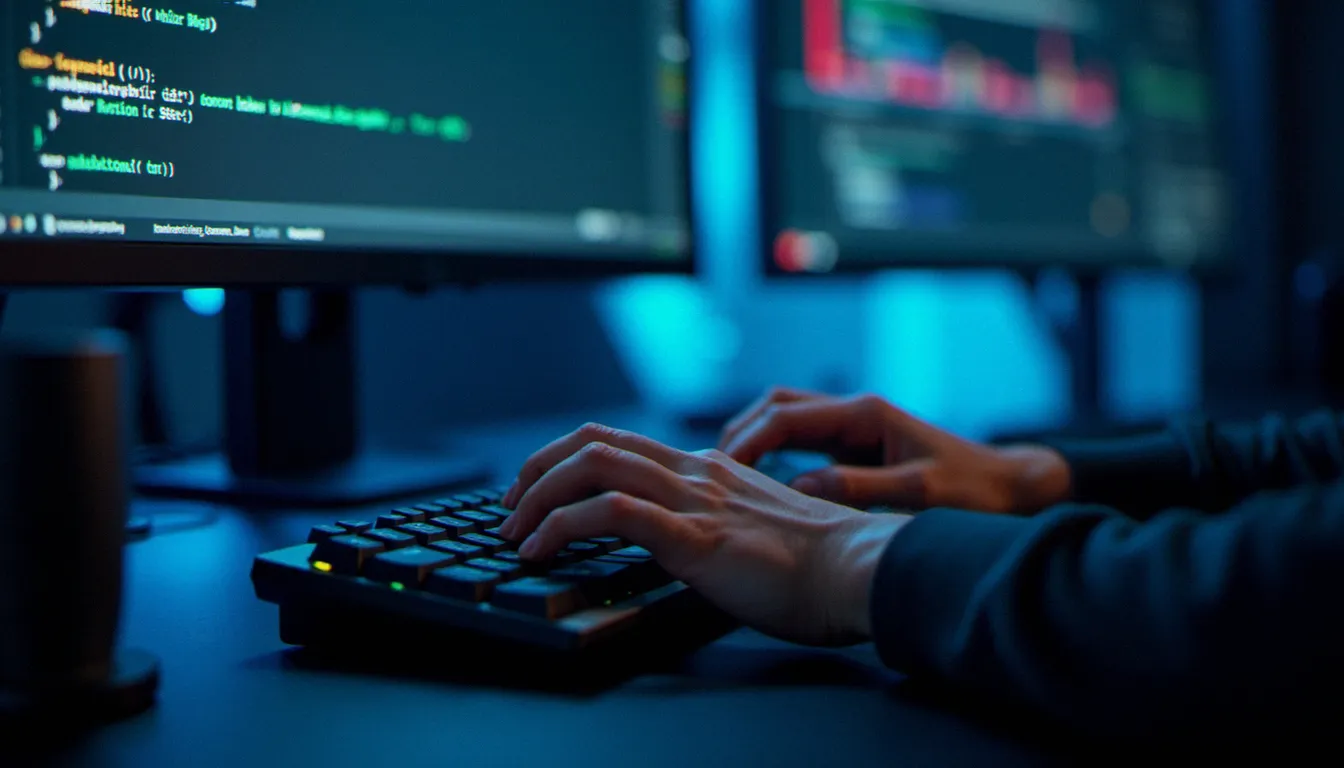 Interface d'une API de détection IA NSFW affichant des scores de classification de contenus par catégorie sur un écran d'ordinateur dans un environnement de travail numérique