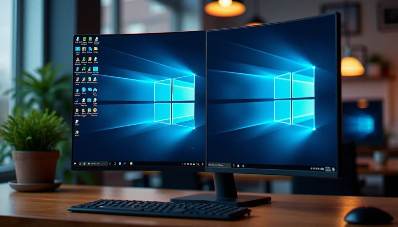 Écran d'ordinateur affichant deux systèmes d'exploitation fonctionnant simultanément dans VMware Workstation Pro, montrant la virtualisation en action après téléchargement et installation du logiciel