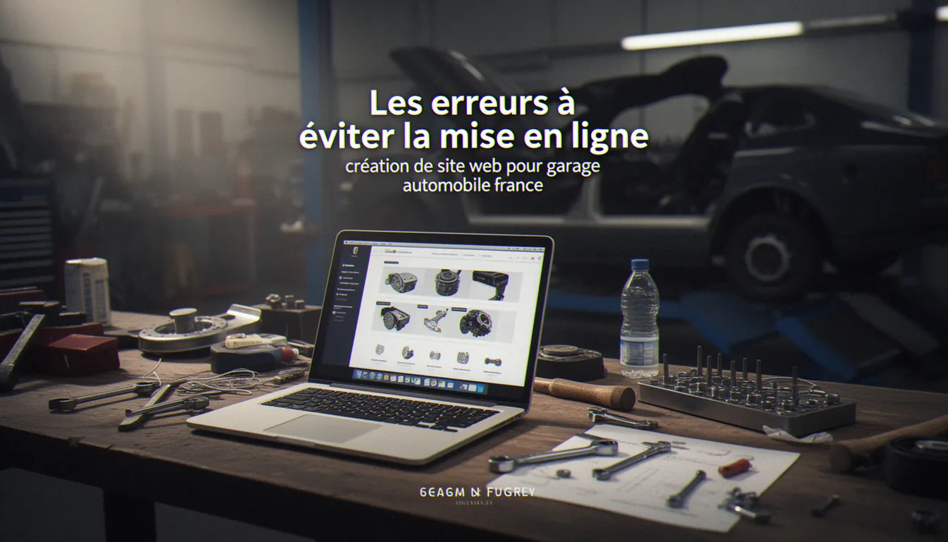 Les erreurs à éviter lors de la mise en ligne — création de site web pour garage automobile france
