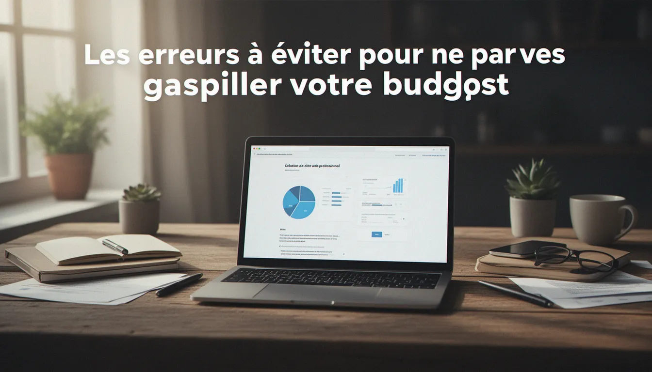 Les erreurs à éviter pour ne pas gaspiller votre budget — création de site web professionnel