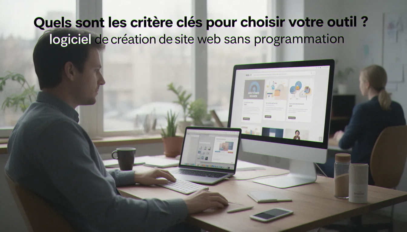 Quels sont les critères clés pour choisir votre outil ? — logiciel de creation de site web sans programmation