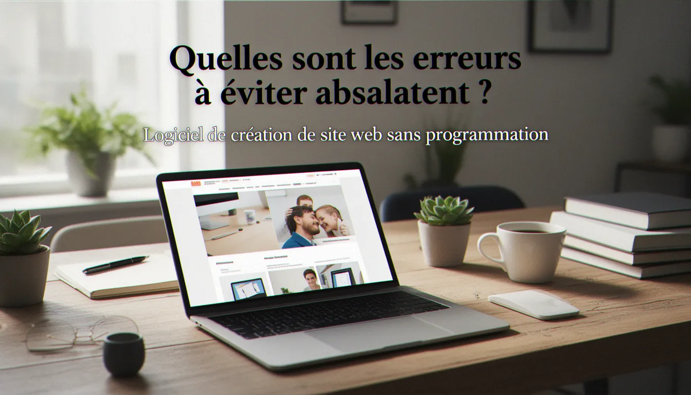 Quelles sont les erreurs à éviter absolument ? — logiciel de creation de site web sans programmation