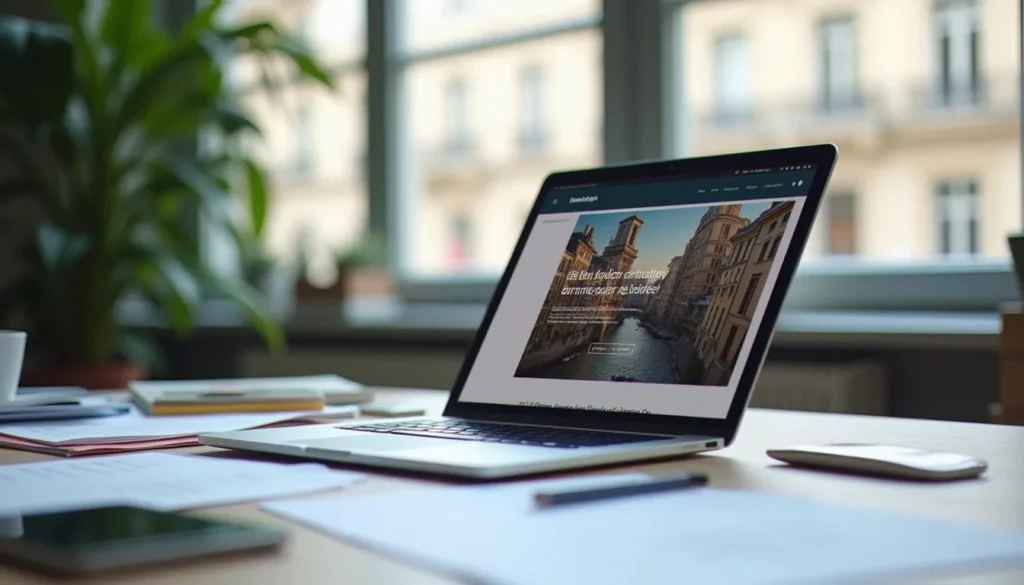 Création de site internet Île-de-France dans un bureau parisien moderne