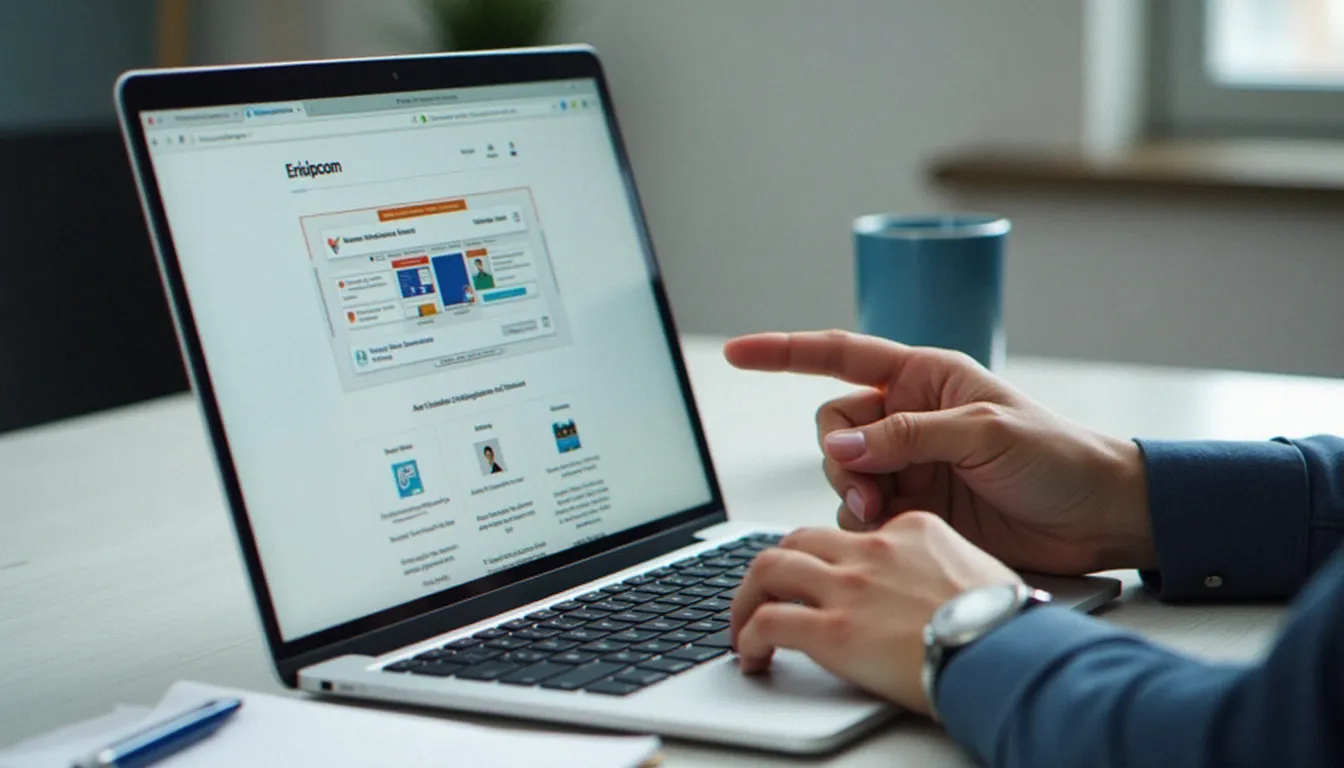 Comparaison de plusieurs outils de création de site web sur un écran portable